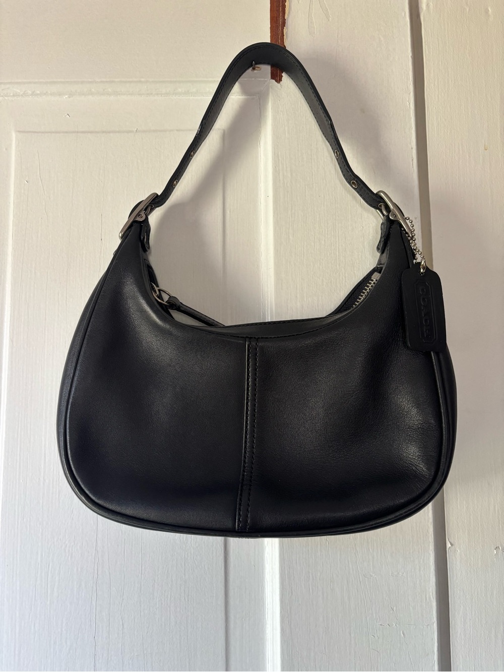 Rare Vintage Y2K Coach Legacy Zoe West black shoulder bag